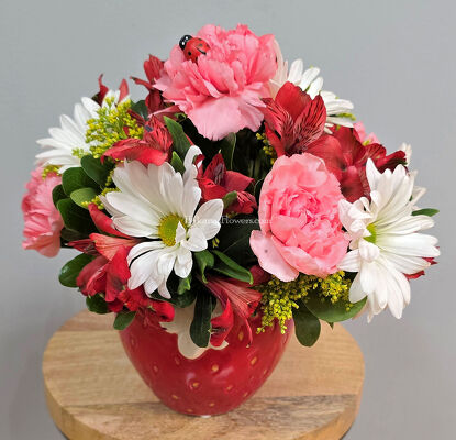 Berry Sweet Blooms from Bakanas Florist & Gifts, flower shop in Marlton, NJ Berry Sweet Blooms from Bakanas Florist & Gifts, flower shop in Marlton, NJ